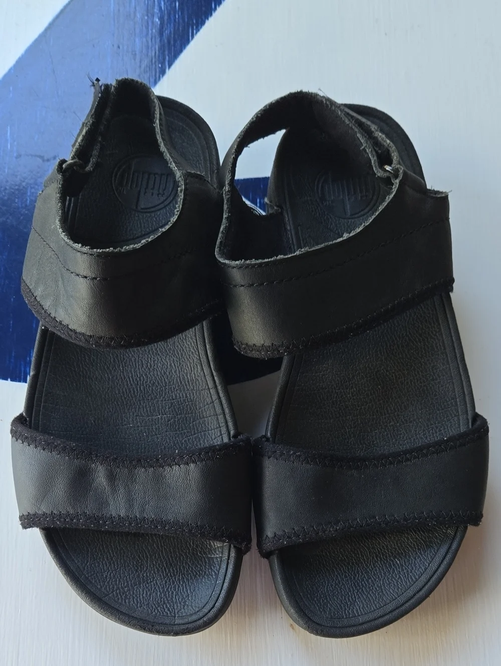 Fitflop Black Vegan Sandal Size US 7